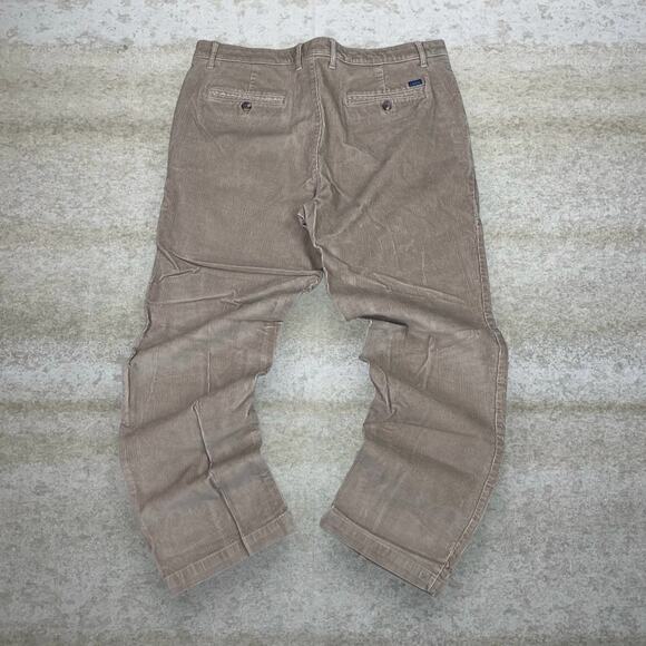 Izod Other - Izod Corduroy Pants Tan Regular Straight Leg Fit Flat Front